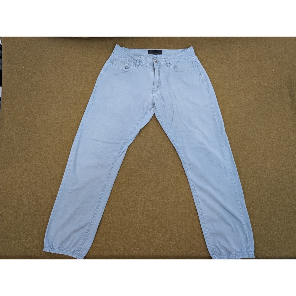 Oakley Mens Cotton Light Blue Pant 33 X 32